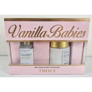 Truly Beauty Vanilla Babies Mini Collection Body Oil Shimmer Body Butter Set